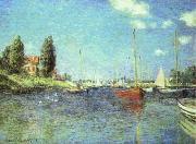 Red Boats at Argenteuil Claude Monet